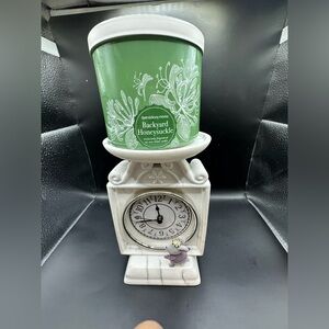 HOLIDAY 2022 ~ CLOCK & MOUSE PEDESTAL ~ 3Wick CANDLE HOLDER ~ Bath & Body Works